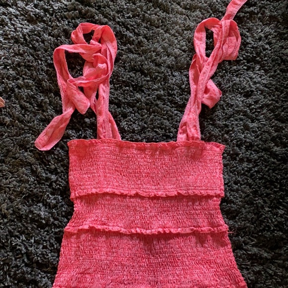 Vici pink tiered ruffle mini dress - Picture 6 of 10